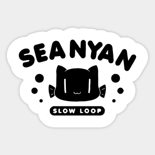 Slow Loop Sea Nyan Sticker